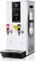 Oiyekntd distributeur d'eau chaude, 27,2 x 43,2 x 66,2 cm, 3000 W, 220 V, Blanc, pâtisseries et hôtels White