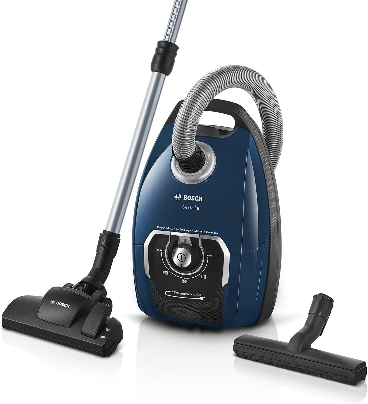 Bosch Aspirateurs traîneaux, Bleu, Hausgeräte Série 8 BGB75X494 Aspirateur avec Sac