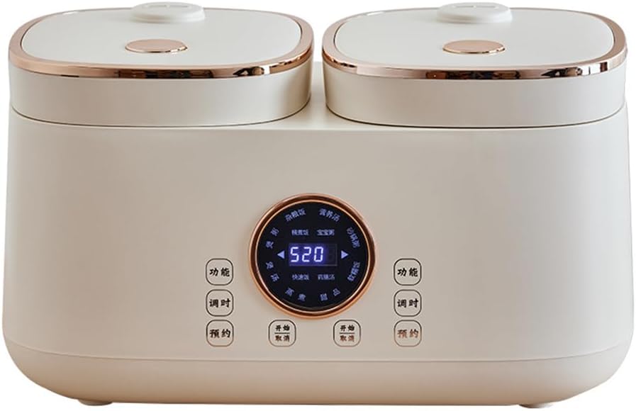 FURLOU Multicuiseurs, Noir, Marmite électrique multifonctionnelle, cuiseur à Riz électrique Professionnel