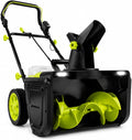 Naturalpowev fraise à neige, Moteur sans balais 3500 W, 3500 W, 7,6 m, Noir, Souffleuse à Neige électrique