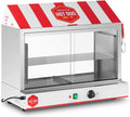 Royal Catering Appareils à hot dog, 400 W, Argenté, Cuiseur à Vapeur Pour Hot Dogs 300 saucisses + 100 pains