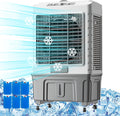 Refroidisseur rafraîchisseur d'air, 50 L, 55 L, Blanc, d'air évaporatif Commercial 3 en 1, Grand réservoir de /