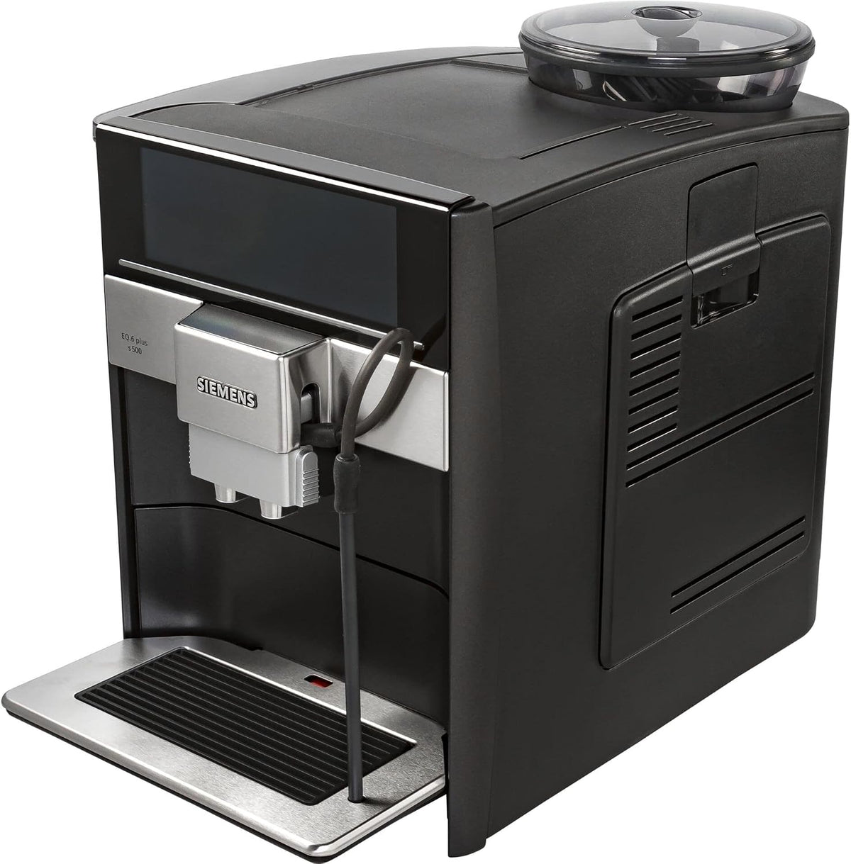 SIEMENS Machines à café automatiques, 1,7 L, Noir/Argenté, EQ.6 plus s500 Espresso Entièrement automatique Machine à expresso