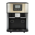 Fliuyr machine à glaçons, Noir, pour la maison, le camping, la restauration, Machine à glace pilée et à glaçons 3 en 1