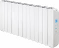 farho Radiateurs électriques, 1430 W, Vert/Blanc, Radiateur Électrique Eco Green WiFi, 13 Éléments, Émetteur Thermique à Inertie Fluide