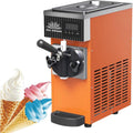LJLYYDS sorbetière, 20 × 40 × 51 Cm, Acier Inoxydable, Orange, Machine à glace professionnelle, comptoir, machine à glace à l'italienne mono-parfum
