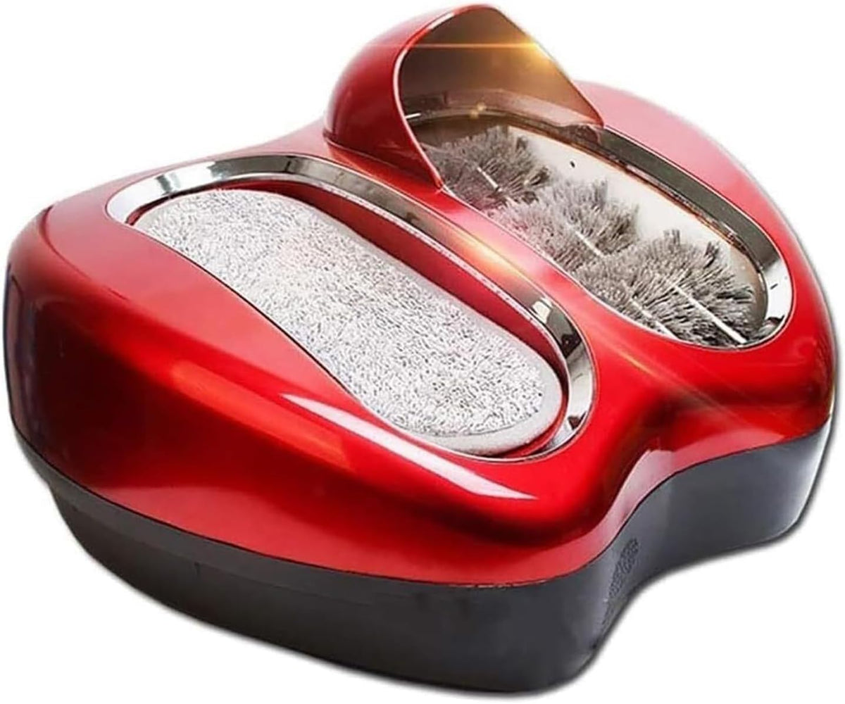 asdchZen Produits nettoyants pour chaussures, 48,5*44*29,5 cm, 80 W, composants électroniques en plastique technique ABS, blanc/rouge