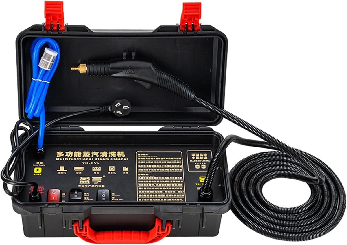 ERSINIAN Nettoyeurs vapeur, 3200 W/1700 W, 110/220 V, Gris, Nettoyeur à vapeur industriel portable à haute pression