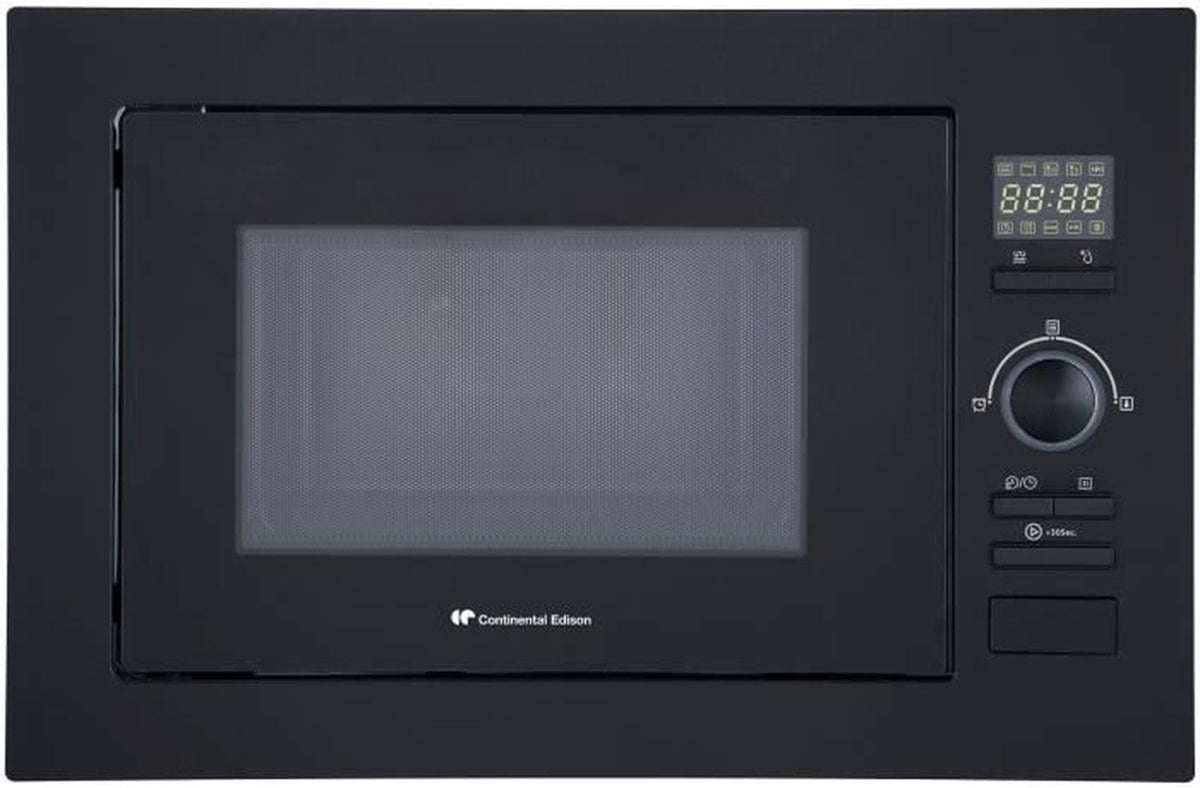 Continental Edison Gril, 25 L, Noir, Micro-ondes l encastrable CEMO25GEB2 L59, 8 x P40 cm