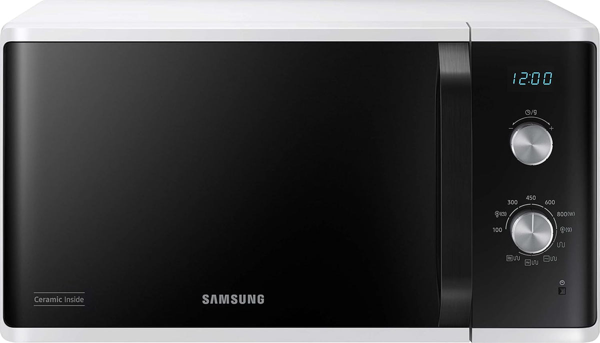 Samsung Classique, 23 L, 800 W, Blanc, MG23K3614AW/EG micro-onde Comptoir Micro-onde combiné