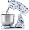 VQ robot pâtissier, 6 L, 1800 W, Rose/Argenté, Laura Ashley Cuisine China Rose, Moulé Sous Pression, 6 Vitesses Infinies