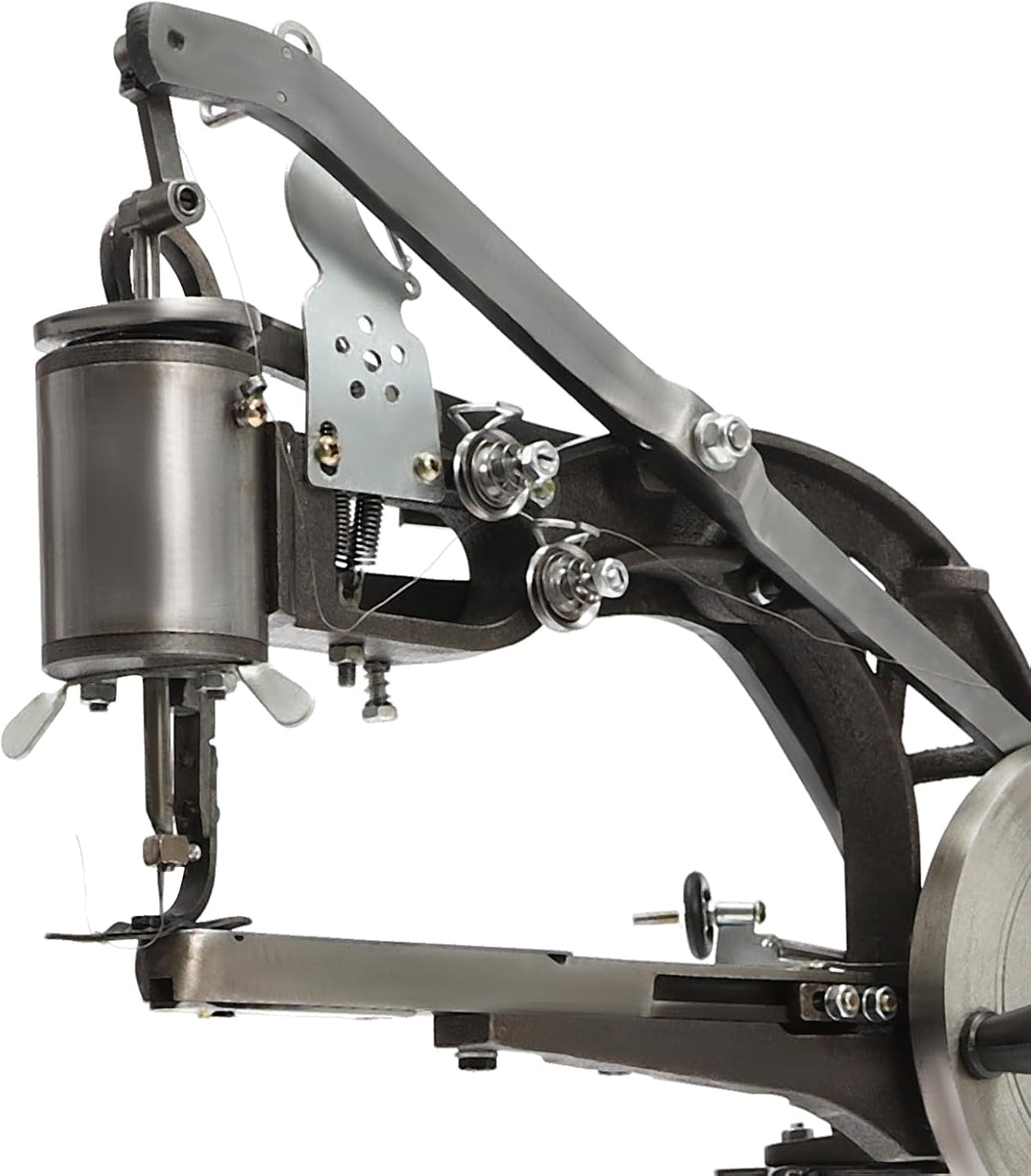 Krylen machine à coudre, Noir, manuelle pour cuir, réglable à 360 °, réparation de chaussures professionnelles