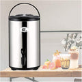 YXCMD fontaine à eau, 20 L, Argenté, Distributeur de Boissons Isotherme en Acier Inoxydable 304 avec Robinet