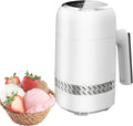 QFGain sorbetière, environ 198 x 129 x 245 mm, 300 ml, 60 W, 12 V 5 A (compatible avec prise allume-cigare), ABS, alliage d'aluminium, Gris, Portable
