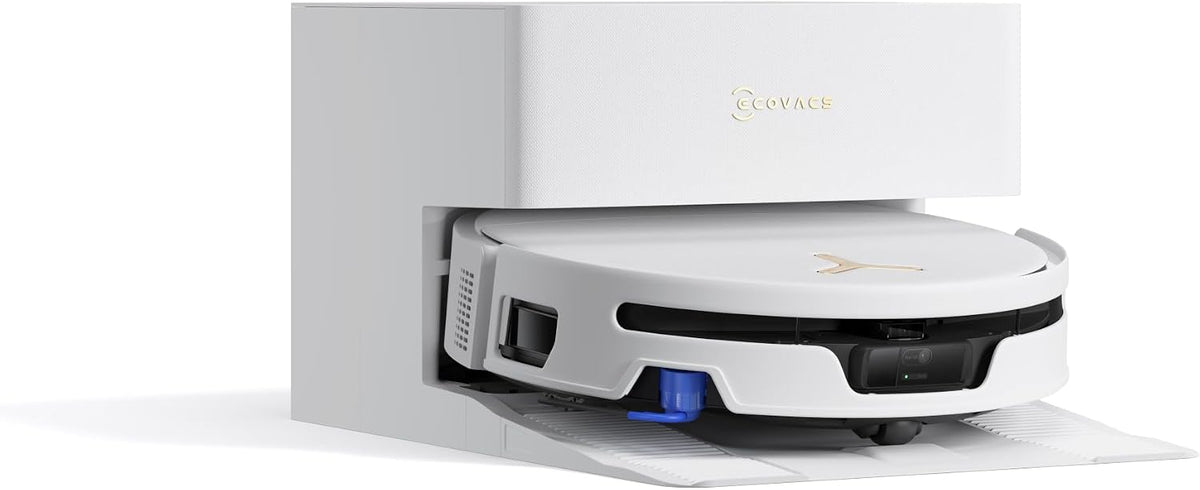 ECOVACS robot aspirateur, Blanc, DEEBOT T90S Pro Omni Aspirateur Robot avec Station