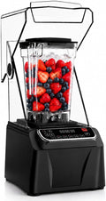 SHUMIAO blender, 2000 W, 2 L, 000 TR/Min, Noir, Mixeur Smoothie Professionnel, Smoothie Professionnel avec Capot Acoustique pour Fruits