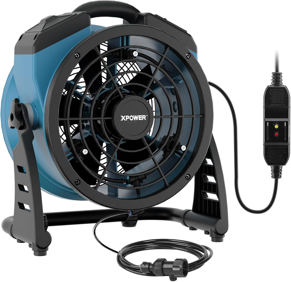 XPower Ventilateurs de brume, Blanc, FM-65 Ventilateur brumisateur multifonction et circulation d'air