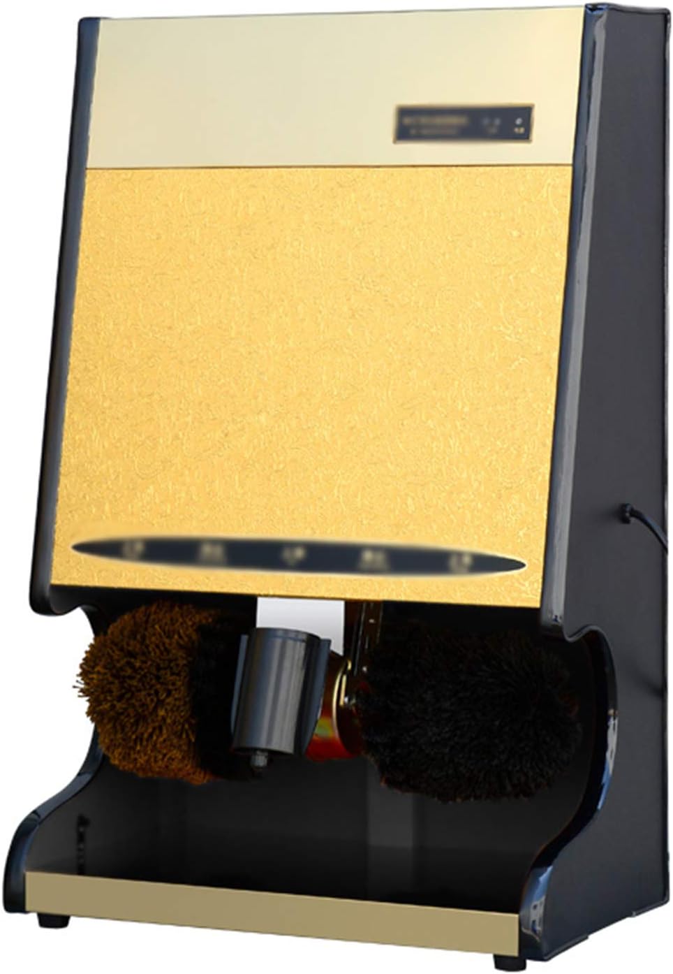 JFGCTYHXY Cirages pour chaussures, 100 W, acier inoxydable + panneau composite for meubles, Noir, Cireuse à chaussures