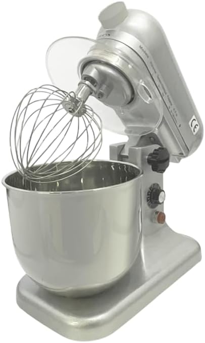 Batteur Batteurs sur socle, 7 Litres, 780 tr/min, 230 V, 300 W, Noir, Mélangeur Professionnel, Vitesse Variable 0 à