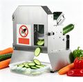 DUXMM trancheuse électrique, 100 kg, 35 mm, Noir, Trancheuse à légumes électrique compacte, Hachoir à Herbes Professionnel