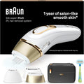 Braun épilateur à lumière pulsée, Marron/Blanc/Doré, Silk·expert Pro 5, épilation semi-définitive à la maison