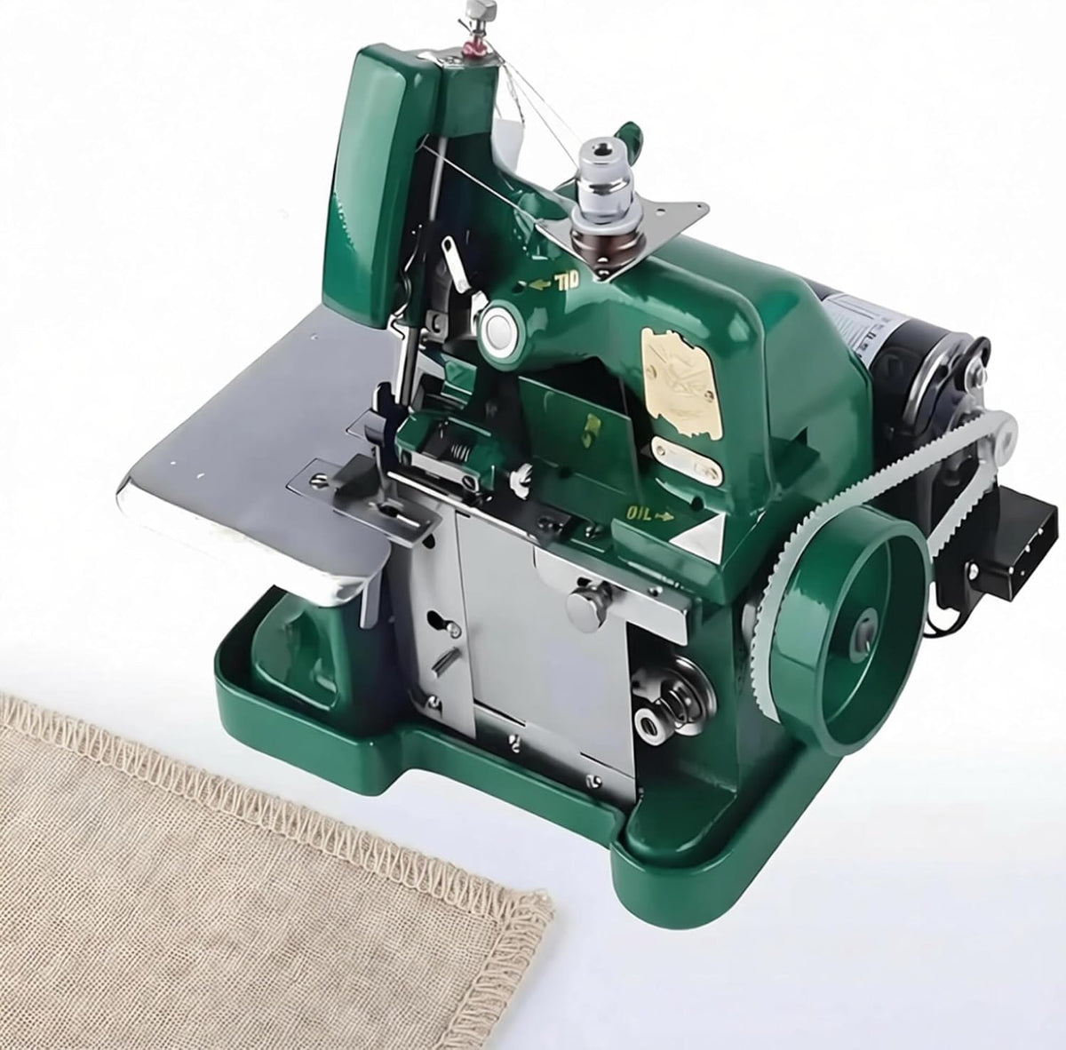 SYSXLT surjeteuse, 255 x 210 x 270 mm, Vert, Machine de industrielle, cadre métallique 3000SPM, Largeur de surjet réglable