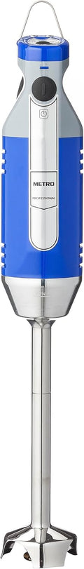 METRO Professional blender, 250 W, 19 cm, 8 Litres, Bleu, Mixeur Plongeant GSM1000 120, Vitesse Variable, Plusieurs Accessoires