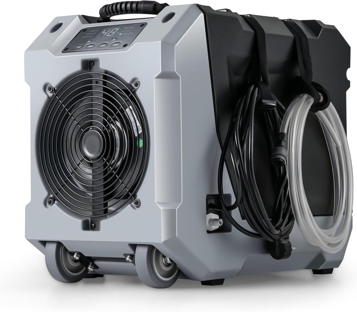 SOARS déshumidificateur, 85 L, Gris, d'Air /Jour, Électrique Commercial & Industriel avec Pompe d'Évacuation Automatique