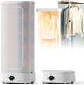 JAVPTAV armoire, Gris, à vapeur, séchoir à vapeur portable, machine à repasser automatique, plie et repasse les vêtements