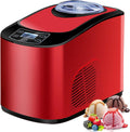 sorbetière, 240 x 390 x 326 mm, 1,5 L, 140 W, 1,5 L, Noir, Automatique, Machine À Desserts Glacés Soft De avec Congélateur Intégré Et Écran LCD