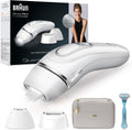 Braun épilateur à lumière pulsée, Marron/Blanc/Argenté, Silk·expert Pro 3 PL3221, Épilateur Lumière Pulsée