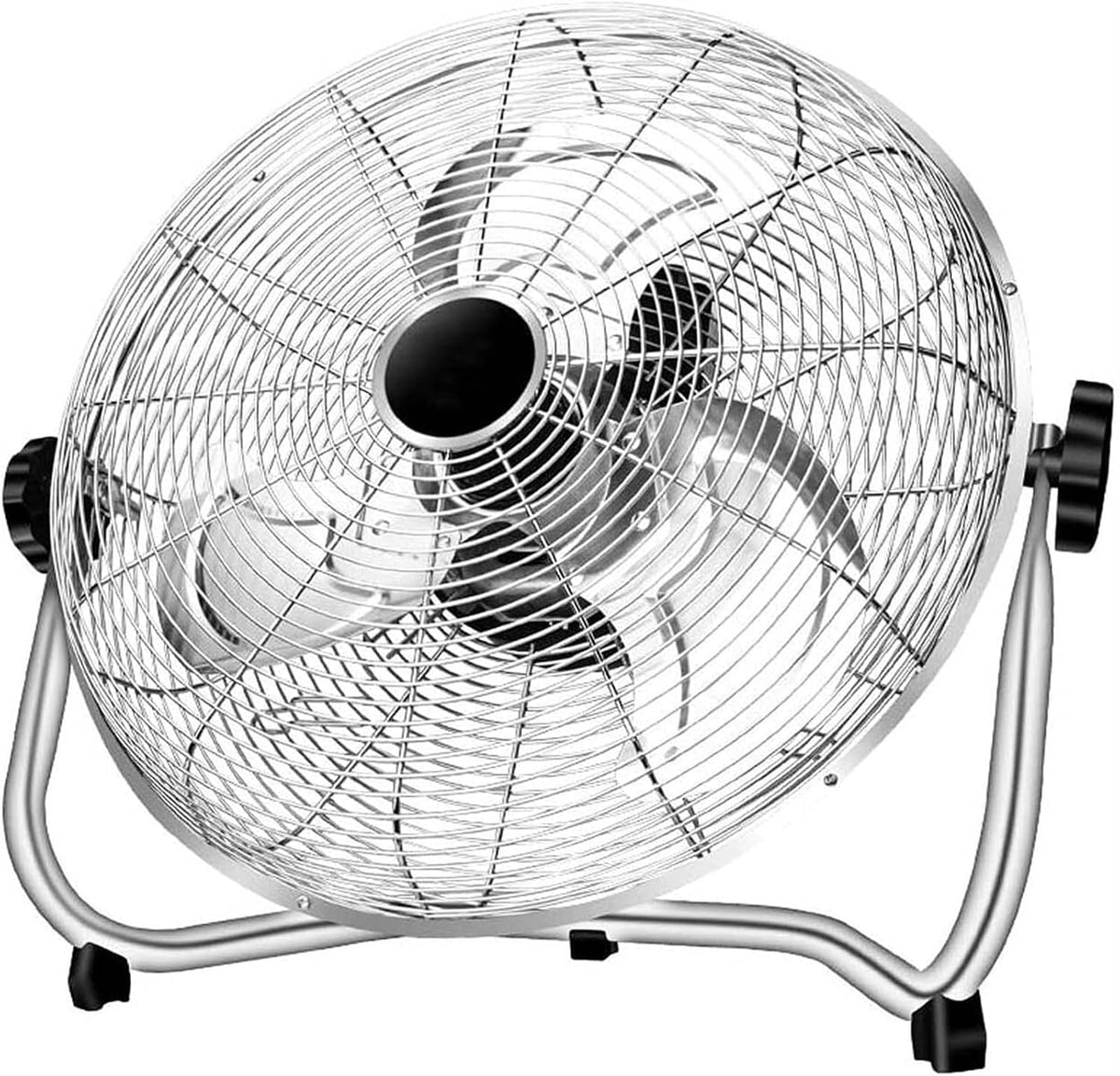 SFNIOKFG Ventilateurs de sol, Blanc, Ventilateur de Sol réglable, Ventilateur Mural de Sol, circulateur d'air Froid à Haute Vitesse