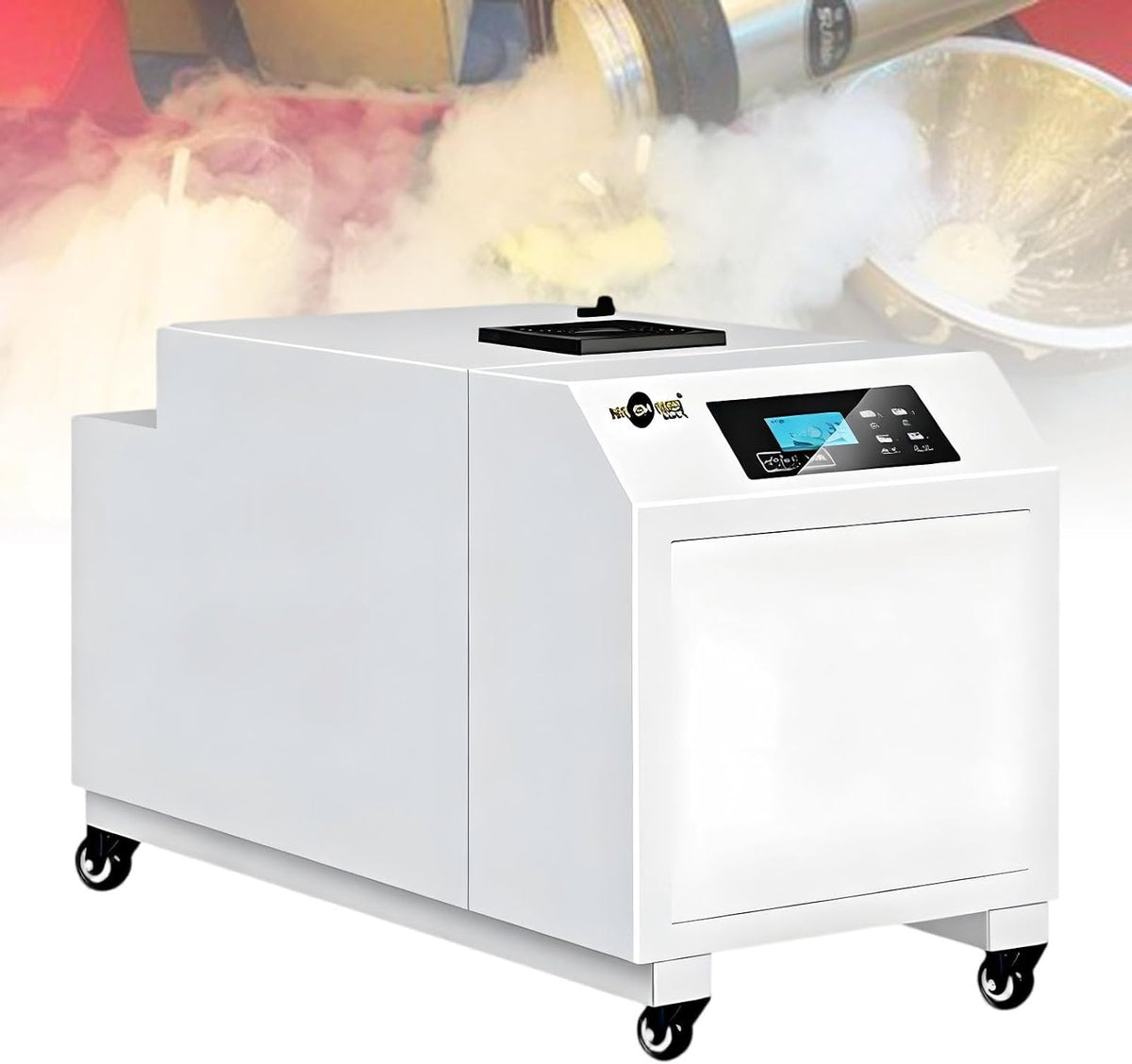 ExoticaBlend Humidimètres, 3KG, Acier inoxydable, Noir, Humidificateur Industriel et Agricole à Ultrasons Automatique