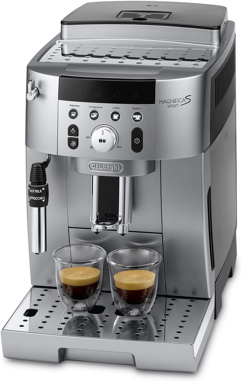 De'Longhi machine à café, Argenté/Noir, Magnifica S Smart ECAM250.31.SB, Automatique avec Mousseur à Lait