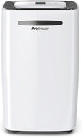 Pro Breeze déshumidificateur, 20 L, 5,5 L, 53 m, Blanc, d Air /jour - Sèche-linge, Drainage continu, Minuterie 24h