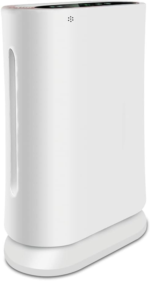 Lioninox purificateur d'air, Blanc, avec Filtre HEPA et Lampe UV jusquà 60 m2