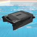 Robot Systèmes de nettoyage automatique, 53,5 x 46,5 x 18 cm., Noir, nettoyeur de piscine sans fil, double charge