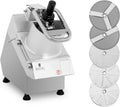 Royal Catering Robots multifonctions, 750 W, 280 tr/min, 205 mm, Argenté, Robot Coupe-Légumes Électrique De Cuisine Culinaire Coupe Legume RCGS-750 (