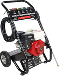 Acesunny nettoyeur haute pression, 515 x 465 x 515 mm., 6,5 HP, 4,9 kW, moteur en cuivre pur, fer., Noir