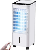 Climatiseur climatiseur portable, 9000 BTU, Blanc, Mobile Portable, 3 Vitesses, minuterie 7h, Affichage LED Remote Contrôle