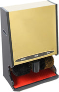 sfaSDGAwer Brosses à chaussures, 53*30*80 cm, 60 W, acier inoxydable + panneau composite for meubles., Noir, Cireuse à Chaussures électrique