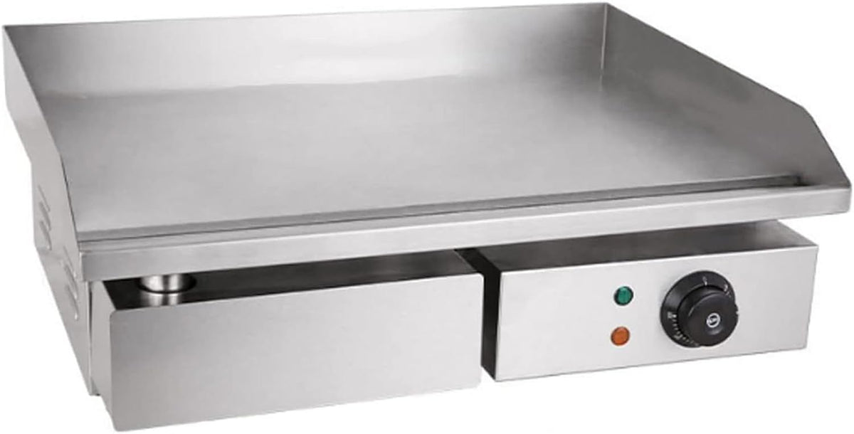 CGLYYDS table de cuisson, 3000 W, 3 Kw, 55 Cm, 8 Mm, 220 V, Argenté, Plaque De Cuisson Commerciale, Friteuse électrique De Comptoir En Acier