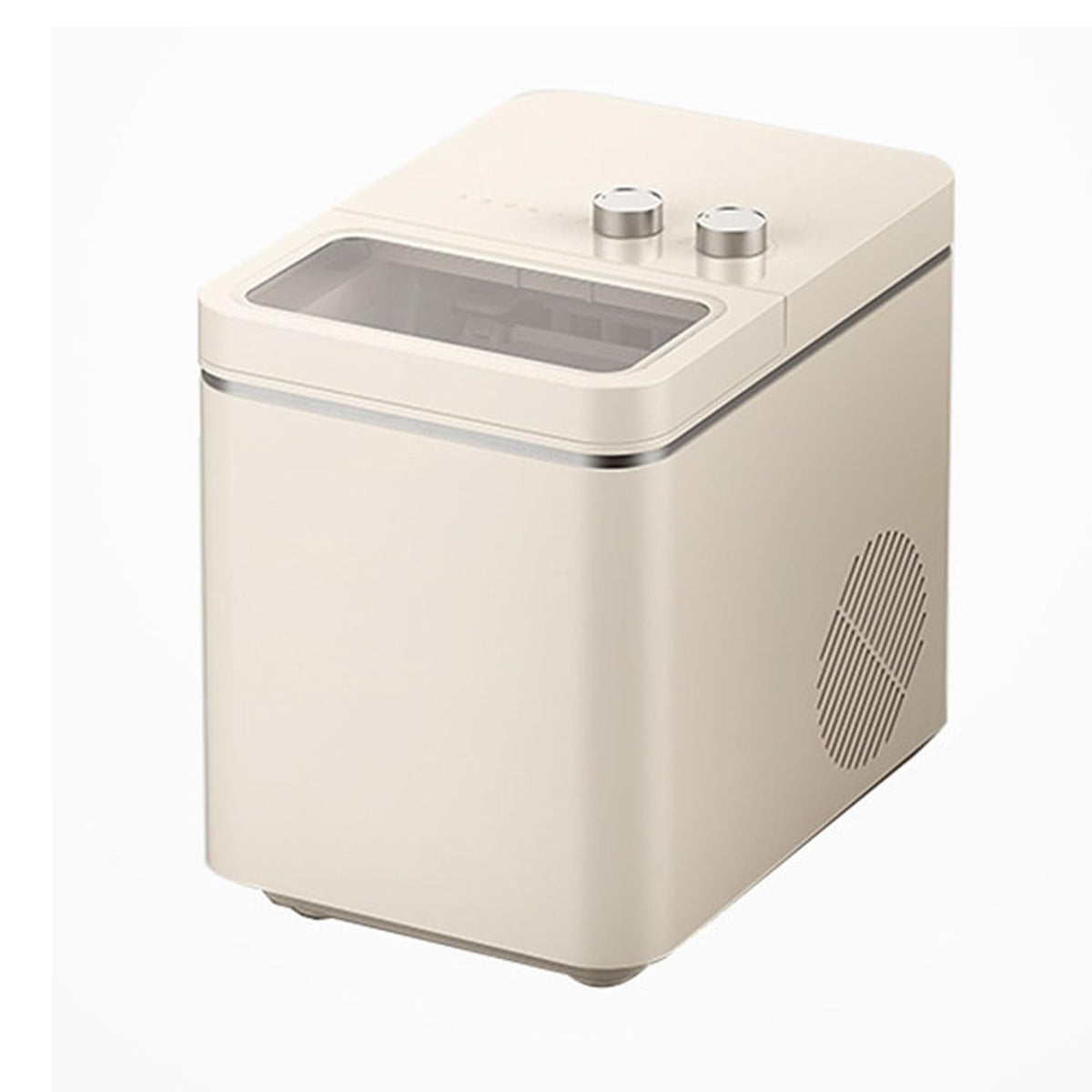 GENTERUN Machines à glaçons, Gris, Domestiques, Portables, Produisant de La Glace En 8 Minutes, Contenant 80 À 110 Glaçons