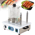 forplubossmmp Appareils à hot dog, 550 W/1200 W, 550 W, 1200 W, Noir, Machine À Hot-Dog Pro, Cuiseur Vapeur Électrique