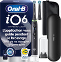 Oral-B Rotatives, Noir, iO6 Brosse À Dents Électrique, 2 brossettes, Batterie Longue Durée, Étui De Voyage Premium