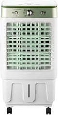 Ventilateur rafraîchisseur d'air, Blanc, par évaporation Portable, réservoir d'eau et 3 Vitesses, idéal pour l'extérieur