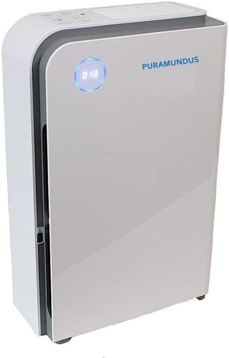 Puramundus UG purificateur d'air, Blanc, Puramundus Mareal AP3001 HEPA H13 PM2.5 Ioniseur UV désinfectant virus