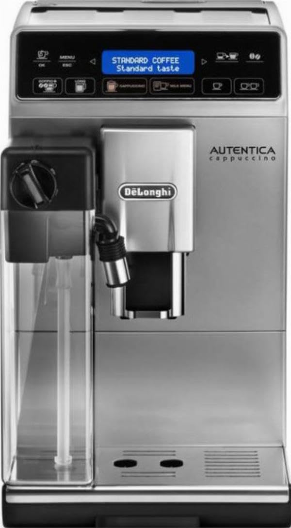 De'Longhi broyeur, 1.4 L, Argenté/Noir, Autentica Machine expresso, technologie exclusive boissons lactées ETAM29.660.SB