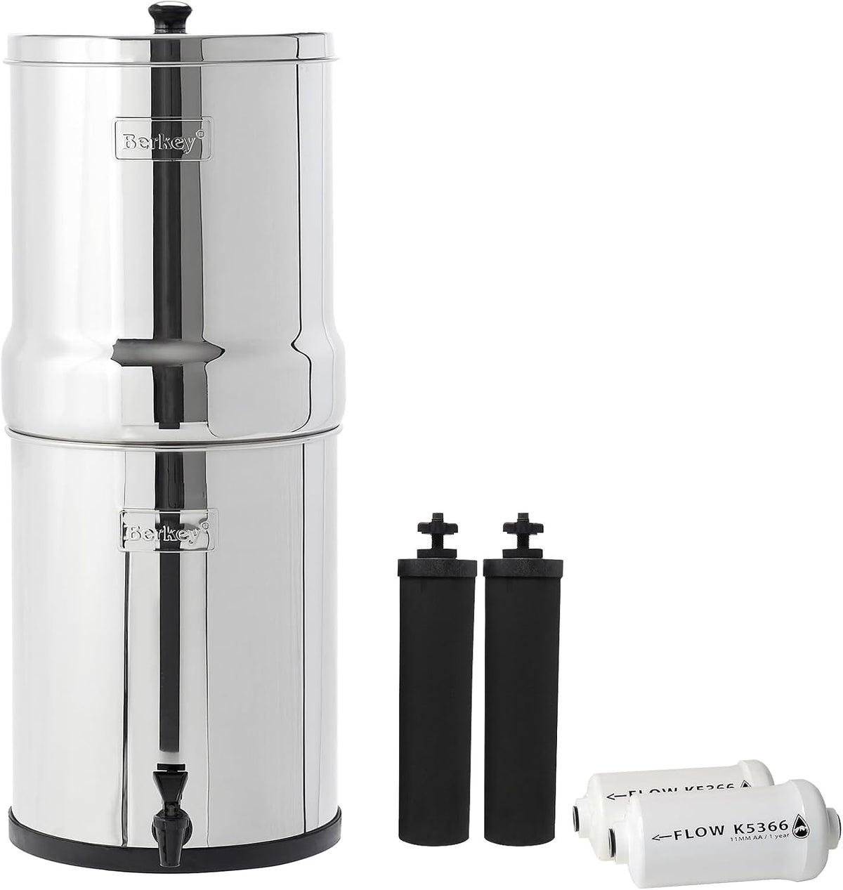 Berkey Filtres pour systèmes apparents, Argenté