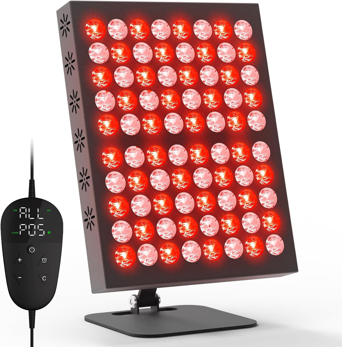 Hottoerak Thérapie par infrarouge, Rouge, Lampe à Lumière, 660 nm et 850 nm, Red Light avec Fonction Minuterie